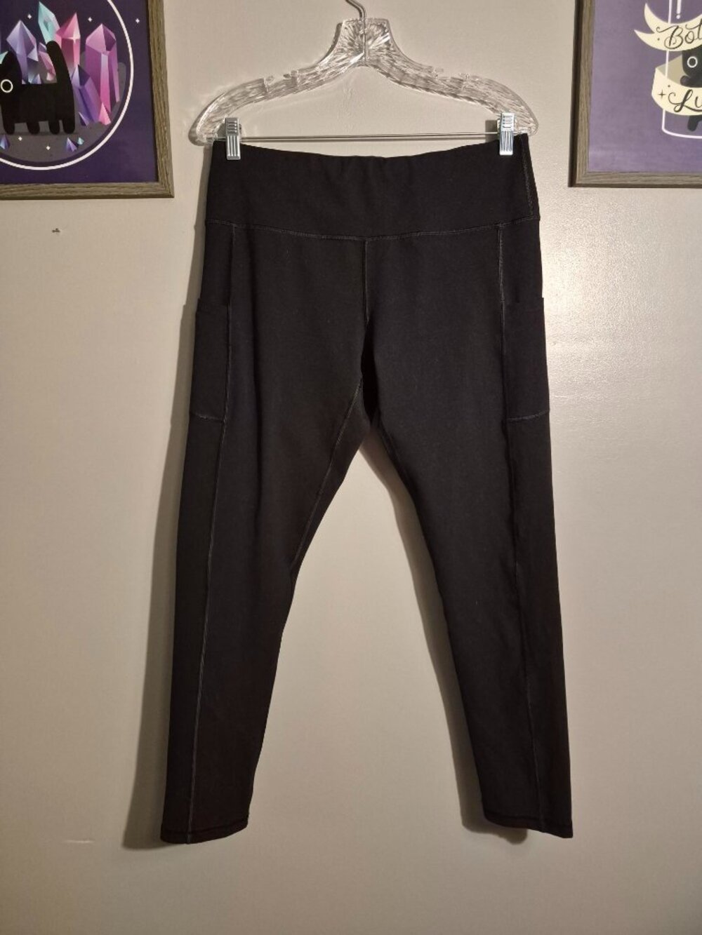 Black Cropped Leggings